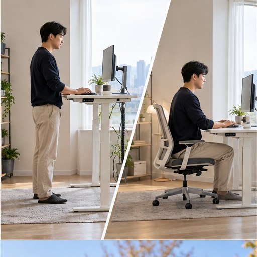 높이조절책상 선택과 확인을 위한 실사 이미지 2