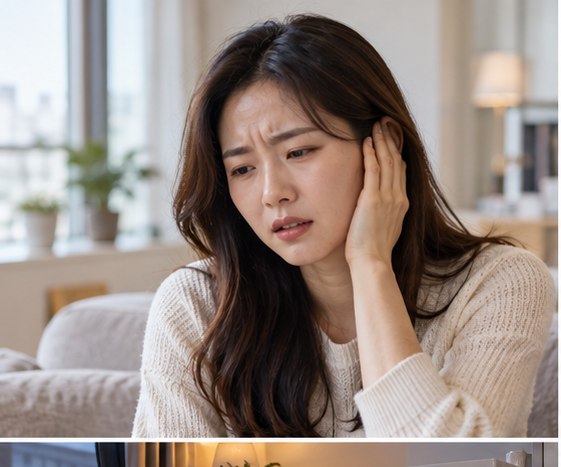 귀 이명 원인 선택과 확인을 위한 실사 이미지 1