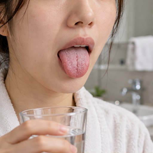 혀 갈라짐 원인 선택과 확인을 위한 실사 이미지 1