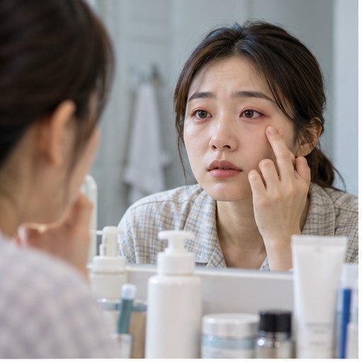 눈꺼풀 붓는 이유 선택과 확인을 위한 실사 이미지 1