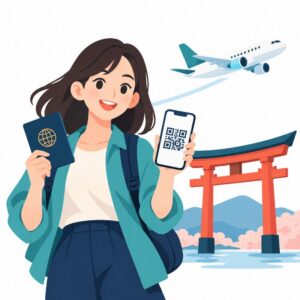 비짓재팬웹 등록방법 총정리: QR코드 발급부터 입국심사까지 7 비짓재팬웹 등록방법 안내 일러스트