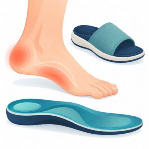 발바닥 통증 원인 안내 일러스트