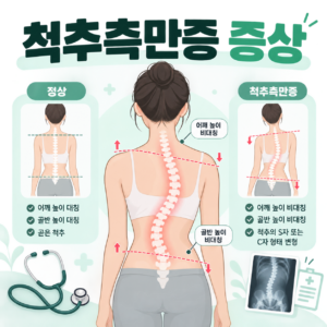 척추측만증 증상 자가진단 안내