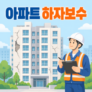 아파트 하자보수 책임기간과 청구절차, 시공사가 외면할 때 대처법 4 아파트 하자보수 책임기간과 청구절차를 안내하는 썸네일 일러스트