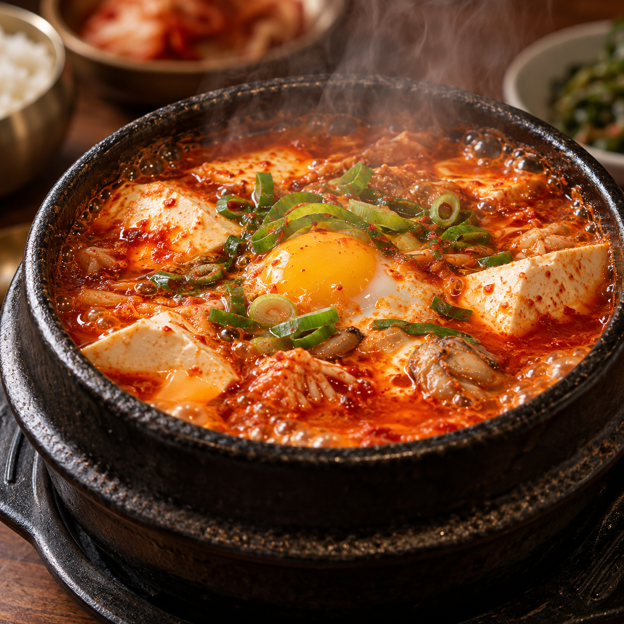 순두부찌개 레시피 사진