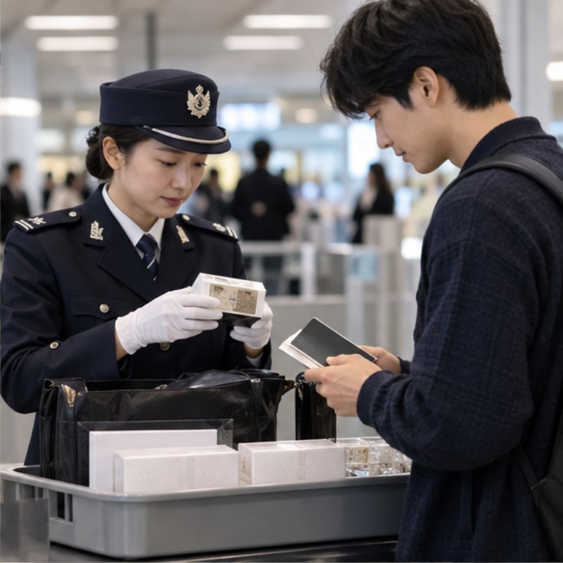 일본 면세 실제 여행 상황 이미지