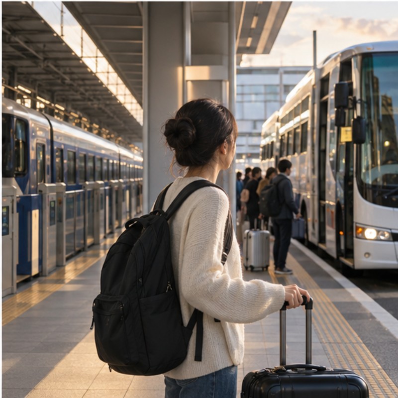 간사이 공항 여행 현장 이미지