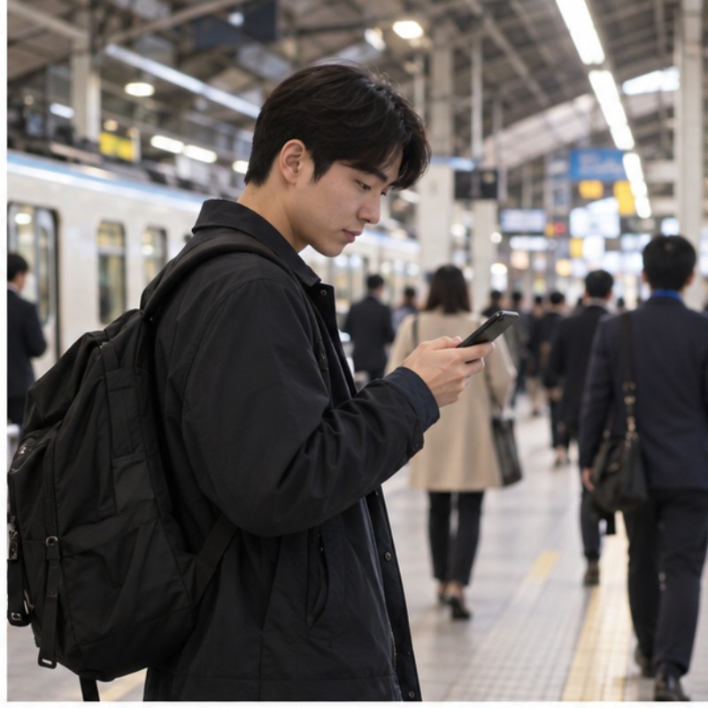 일본 여행 앱 여행 현장 이미지
