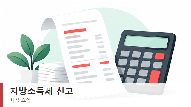 지방소득세 신고 구조와 신고처 요약