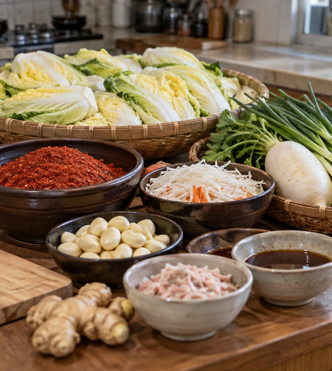김장 김치 담그는 법 준비 과정 실사 이미지