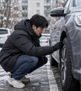 겨울 타이어 교체 시기 현장 실사 이미지