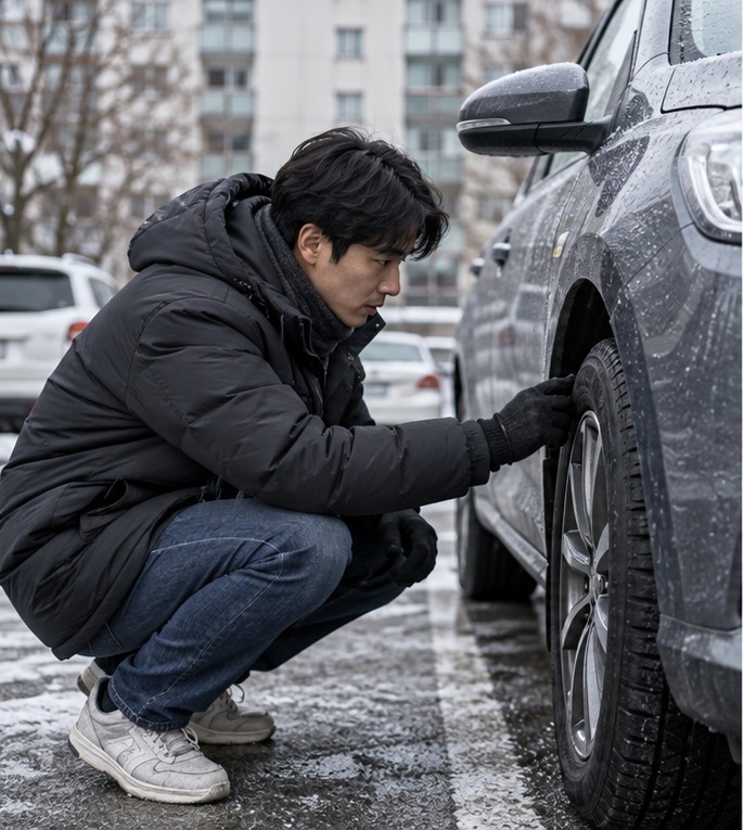 겨울 타이어 교체 시기 현장 실사 이미지