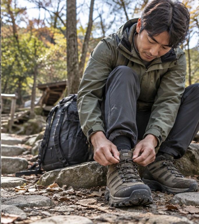 등산화 추천 기준, 발 모양·코스 난이도·방수성 비교하기 3 등산화 추천 확인 장면 실사 이미지