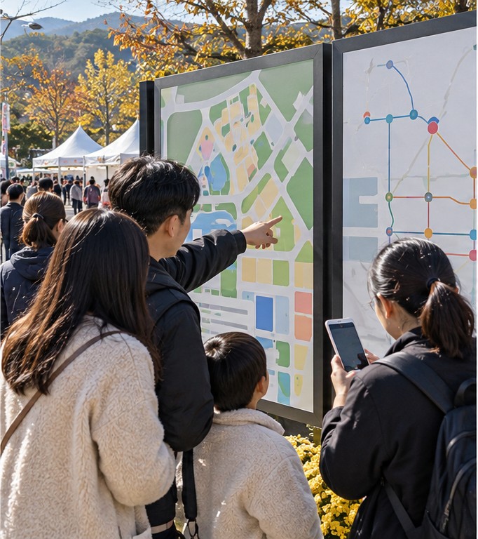 이천 쌀축제 준비 과정 실사 이미지