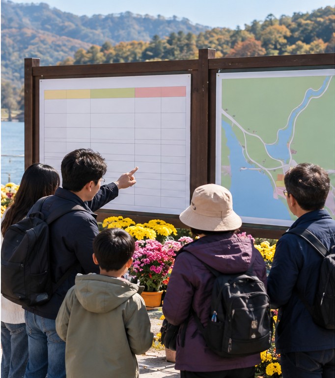 유성국화축제 2026 10월 17일~11월 1일, 유림공원 관람 안내 2 유성국화축제 준비 과정 실사 이미지