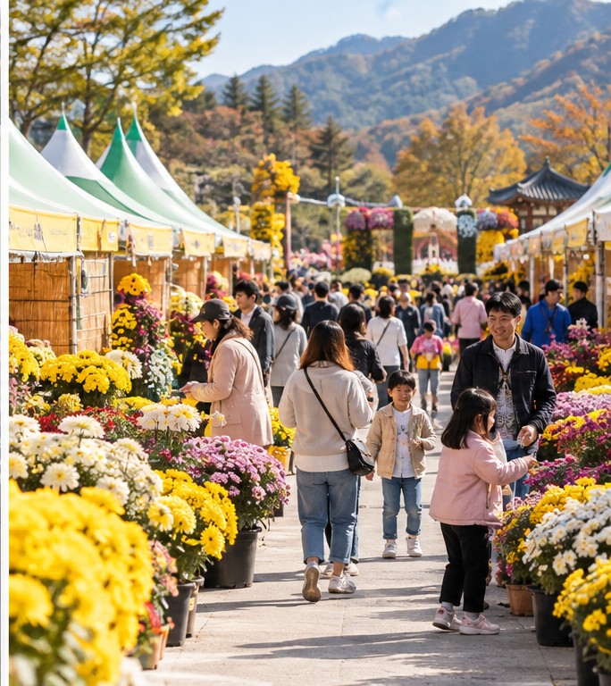 유성국화축제 2026 10월 17일~11월 1일, 유림공원 관람 안내 3 유성국화축제 확인 장면 실사 이미지