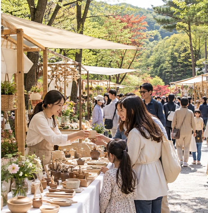 화담숲 확인 장면 실사 이미지
