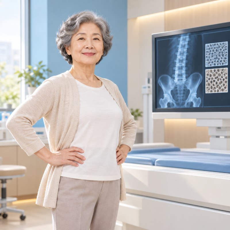 골다공증 증상 안내 일러스트