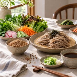 메밀 효능 바로 알기: 영양성분, 알레르기 부작용과 먹는법 5 메밀 효능 안내 일러스트