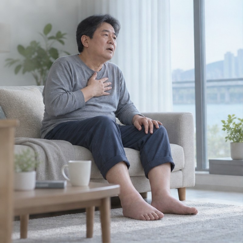 심부전 증상 증상 상황 이미지