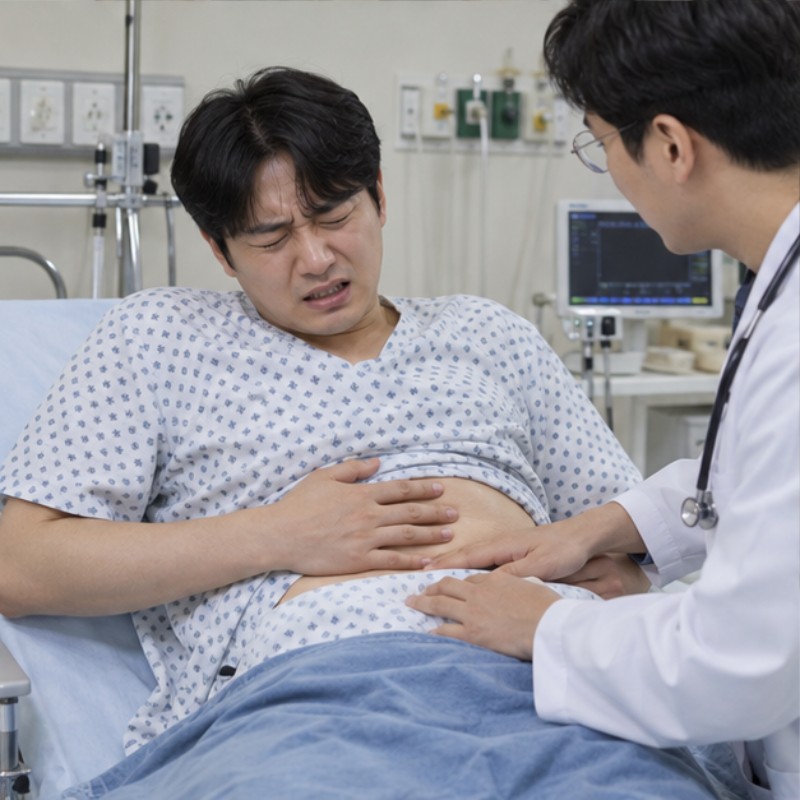 췌장염 초기증상 주제별 실제 상황 이미지