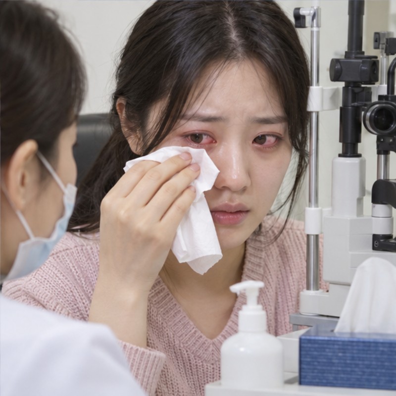 결막염 증상 주제별 실제 상황 이미지
