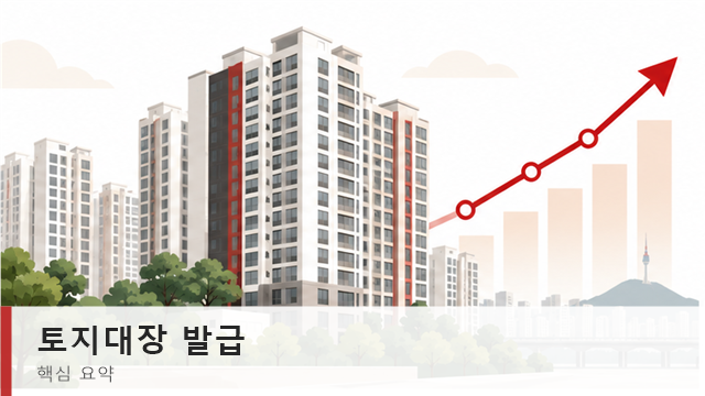 토지대장 발급 절차와 준비물 안내