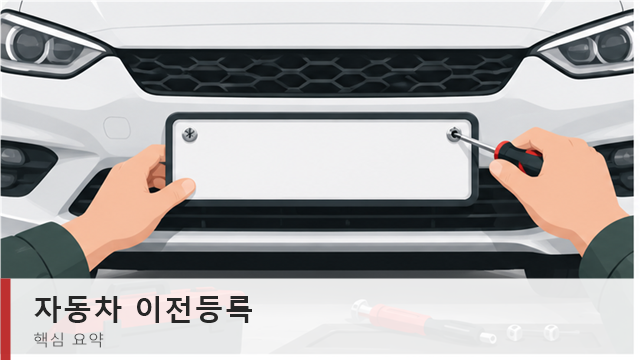 자동차 이전등록 신청 방법과 기한