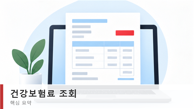 건강보험료 조회 방법, 국민건강보험공단에서 확인 1 건강보험료 조회 방법과 접속 경로