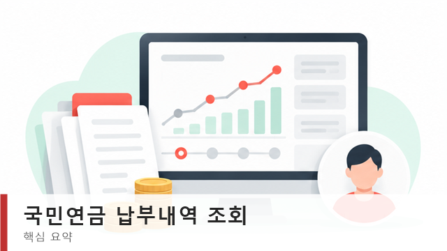 국민연금 납부내역 조회 전자민원 로그인 방법