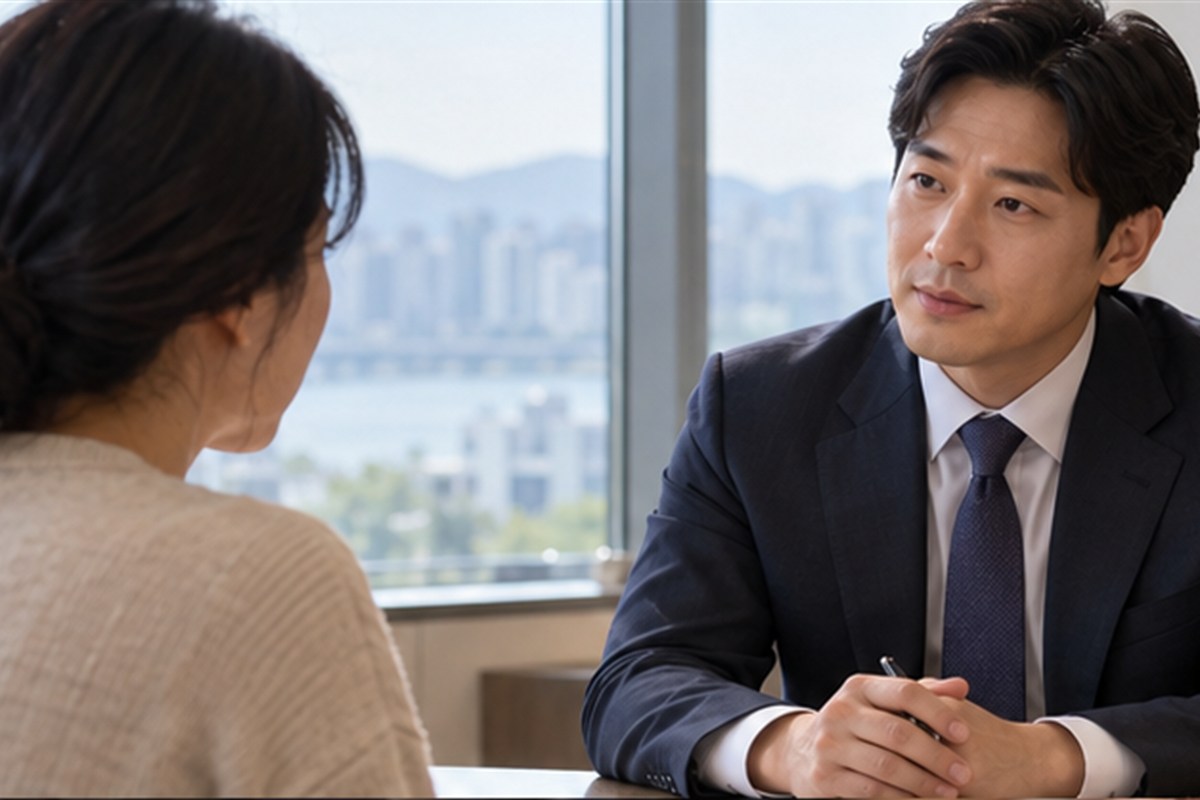 의료소송 변호사 비용, 상담료와 선임 범위를 나누어 보세요 1 의료소송 변호사 비용 관련 상담과 업무 범위를 확인하는 장면