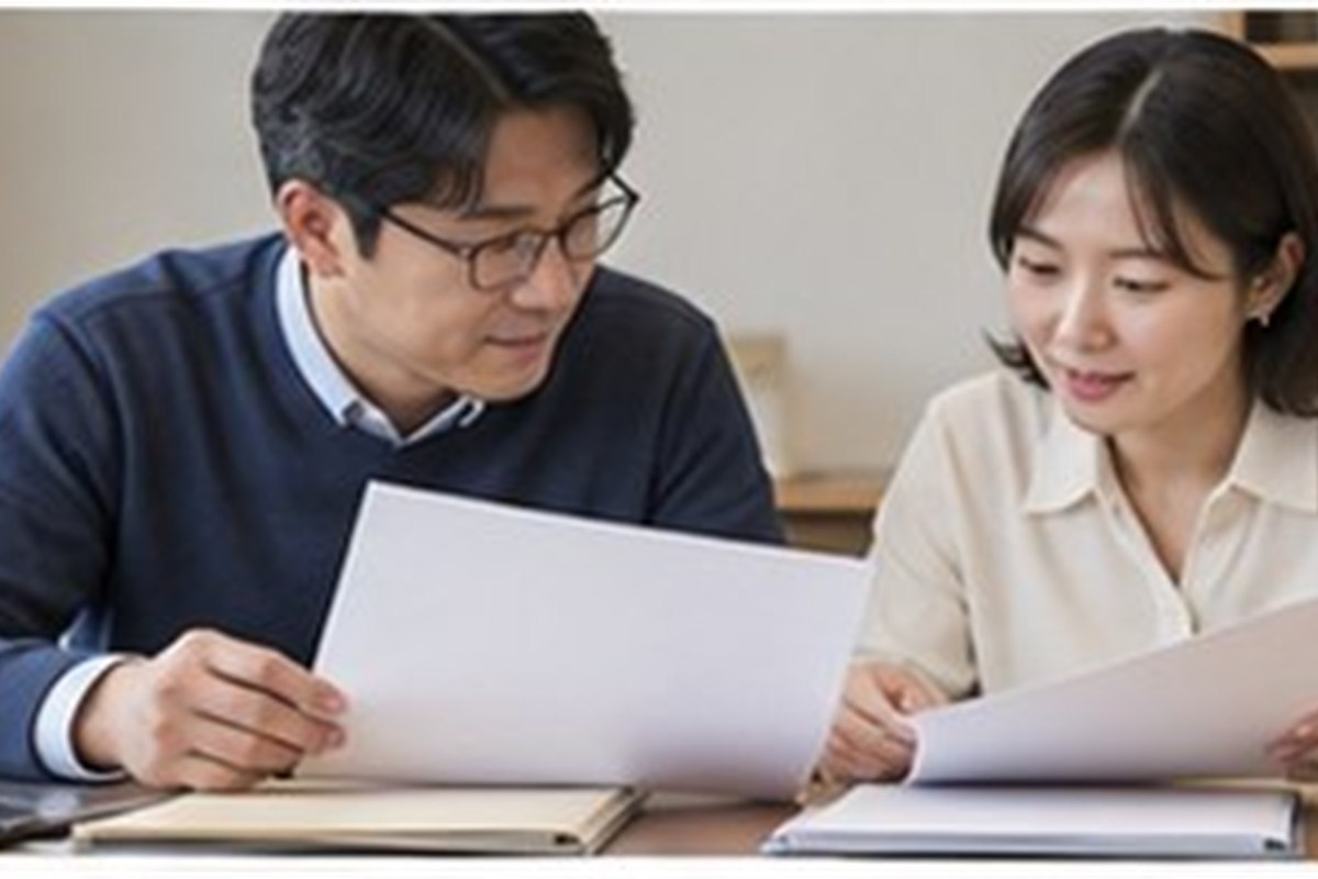 증여세 연부연납 결정 전 준비 항목을 점검하는 장면