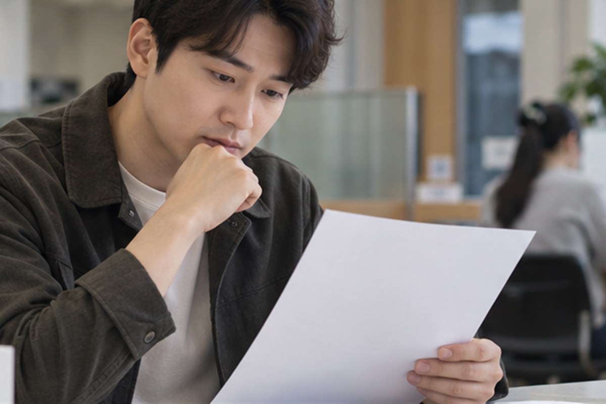 임대차보증금 반환소송 비용 결정 전 조건을 비교하는 장면