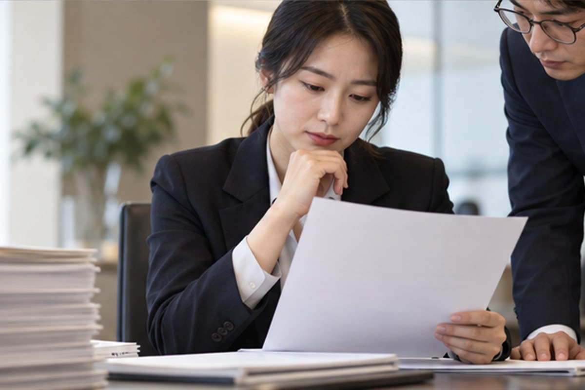 공사대금 지급명령, 견적서에서 빠지기 쉬운 항목 3 공사대금 지급명령 결정 전 조건을 비교하는 장면