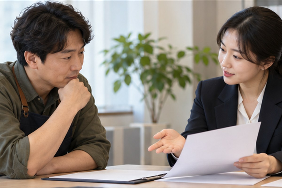부가세 신고대행 비용, 신고 범위와 자료 상태가 바꾸는 항목 1 부가세 신고대행 비용 관련 상담과 업무 범위를 확인하는 장면