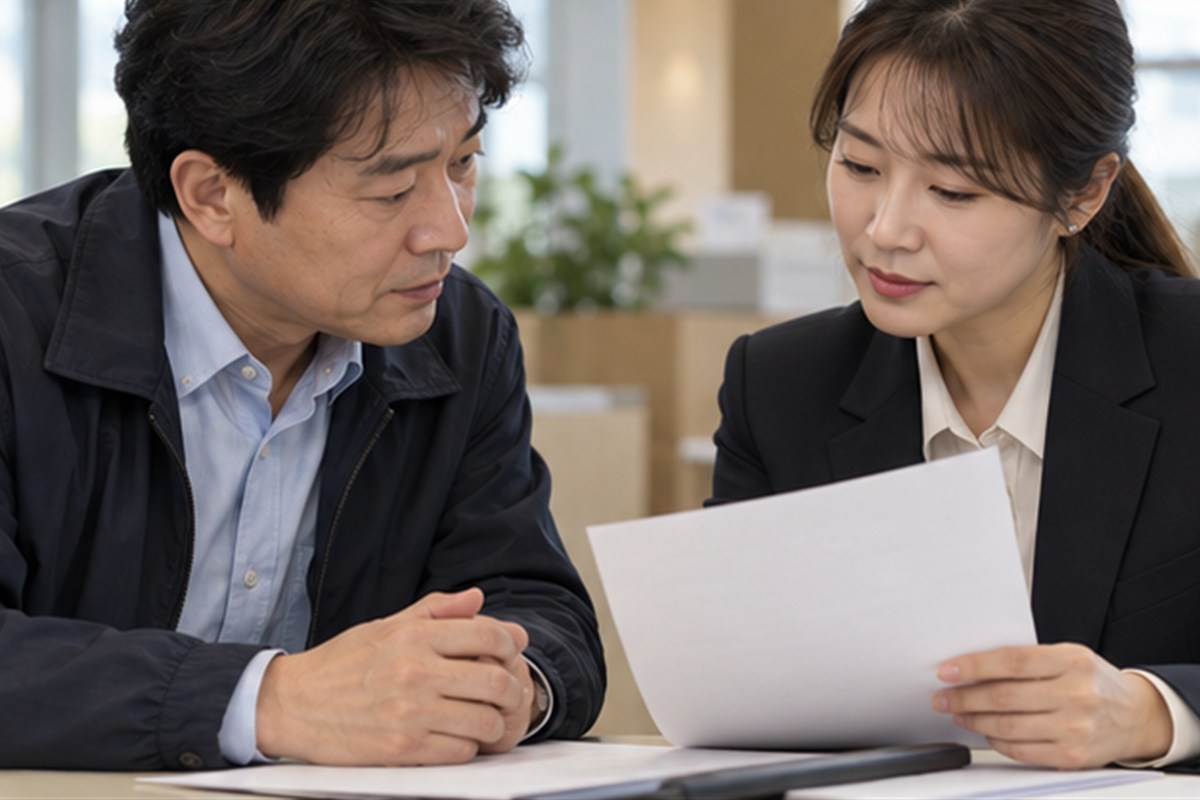 세금 체납 압류해제 결정 전 조건을 비교하는 장면