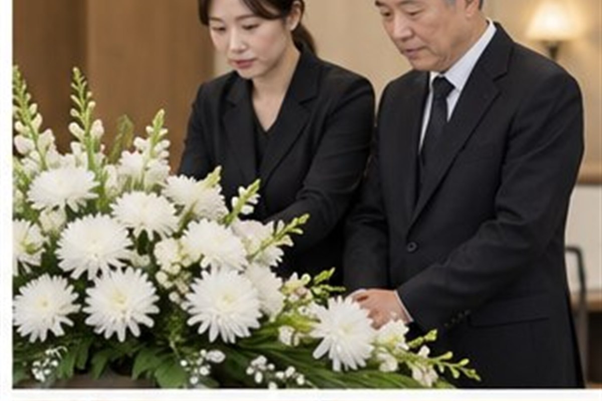 장례식장 비용 결정 전 준비 항목을 점검하는 장면