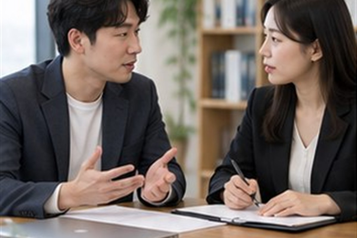 상표 출원 비용, 지정상품 류와 전자출원 수수료 확인법 1 상표 출원 비용 관련 상담과 선택 기준을 확인하는 장면