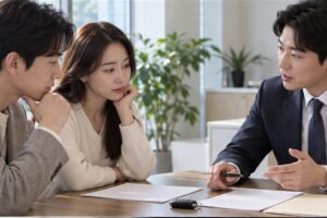 자동차 상속이전 비용, 취득세와 등록수수료를 구분하세요 2 자동차 상속이전 비용 관련 상담과 업무 범위를 확인하는 장면