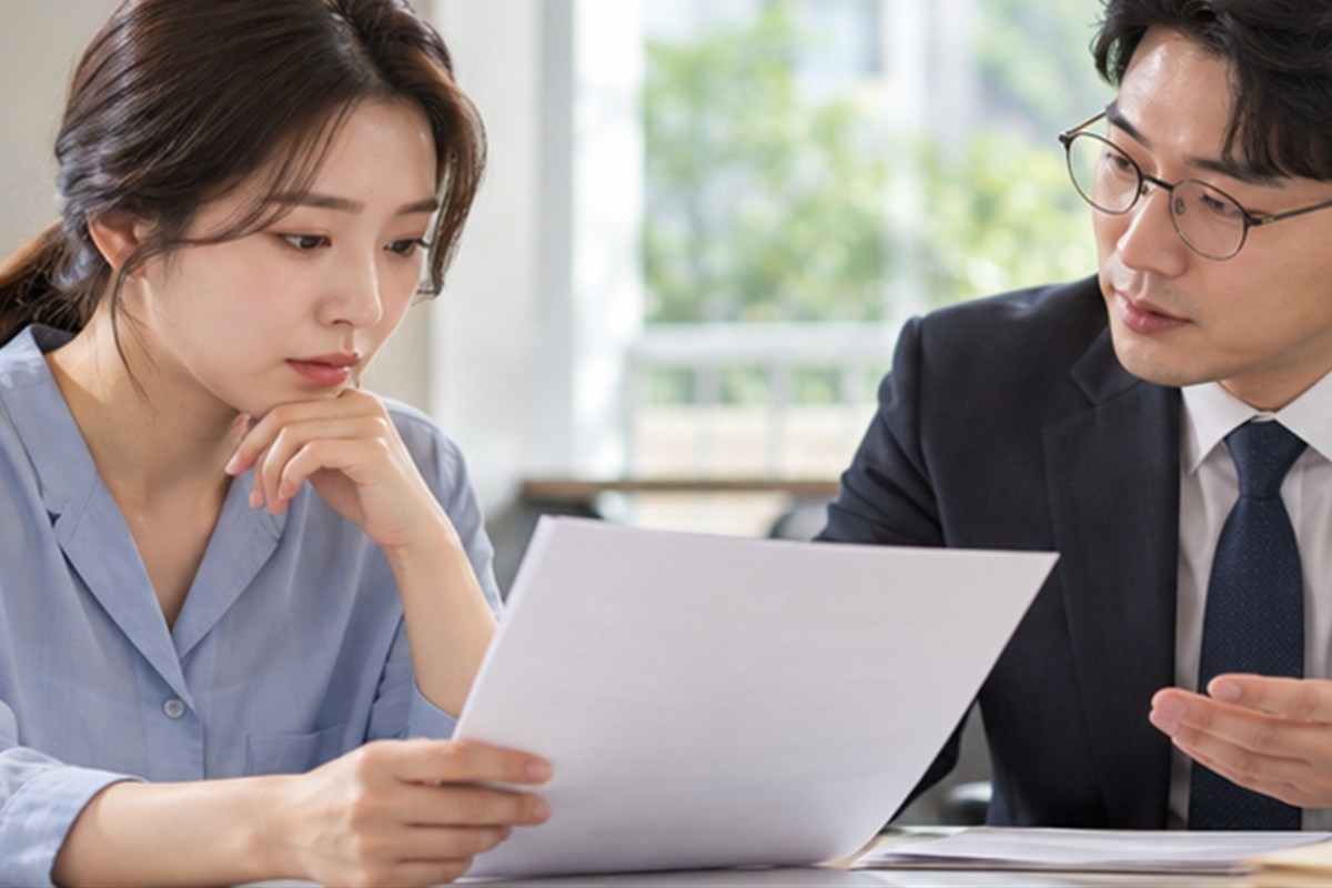 변호사 상담비용, 견적서에서 빠지기 쉬운 항목 3 변호사 상담비용 결정 전 조건을 비교하는 장면