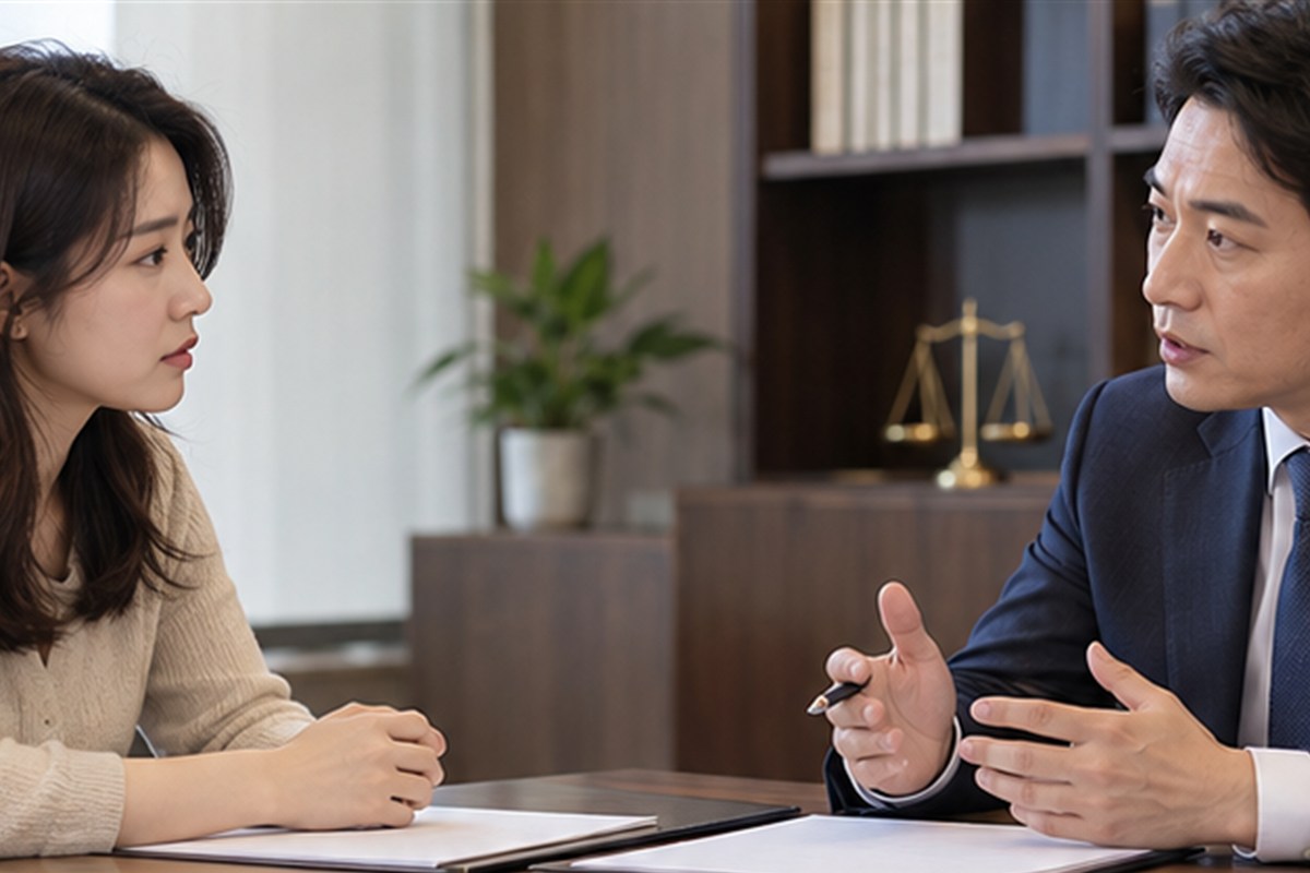 상간소송 변호사 비용, 상담료와 선임 범위를 나누어 보세요 1 상간소송 변호사 비용 관련 상담과 업무 범위를 확인하는 장면