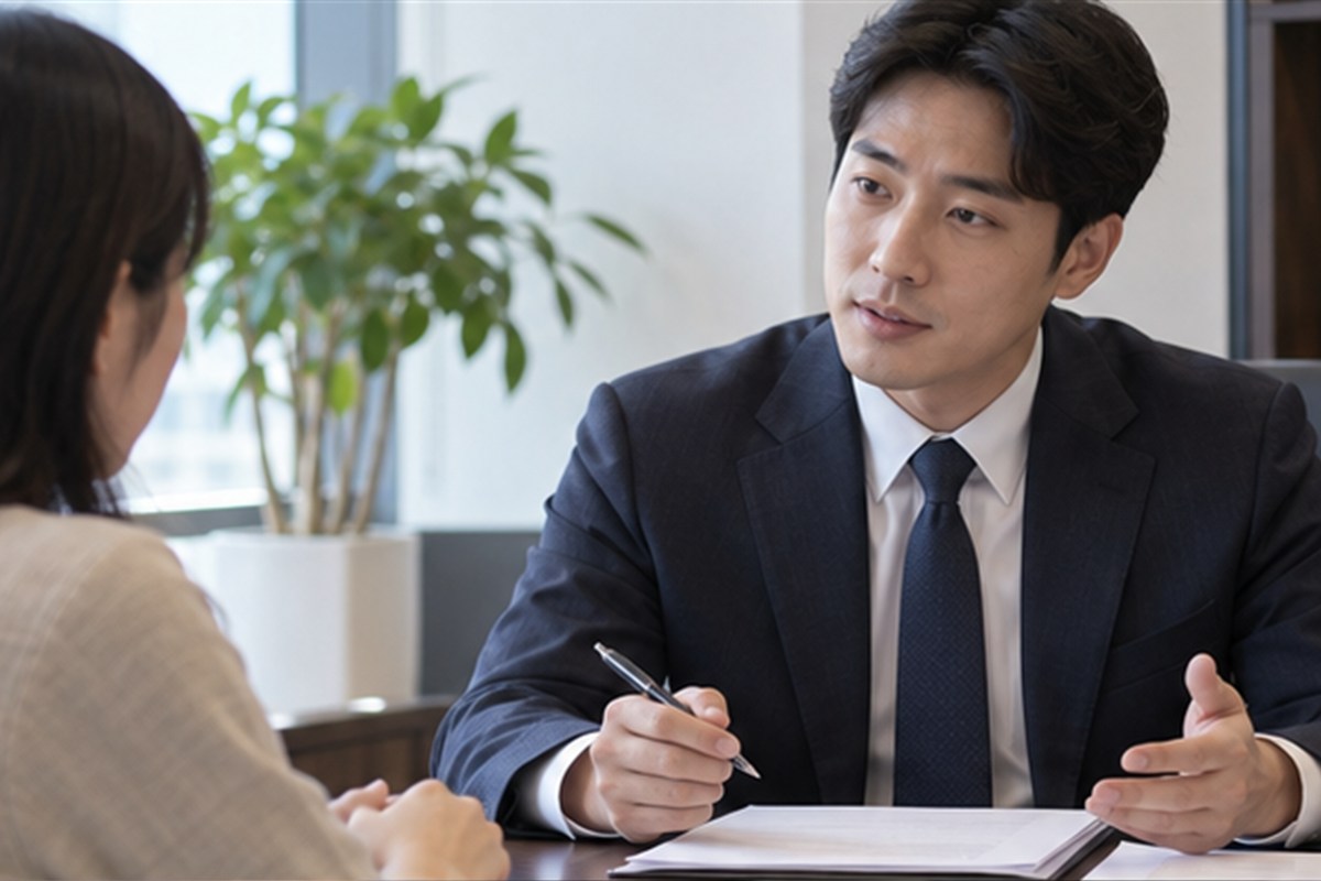 공탁 법무사 비용 관련 상담과 업무 범위를 확인하는 장면