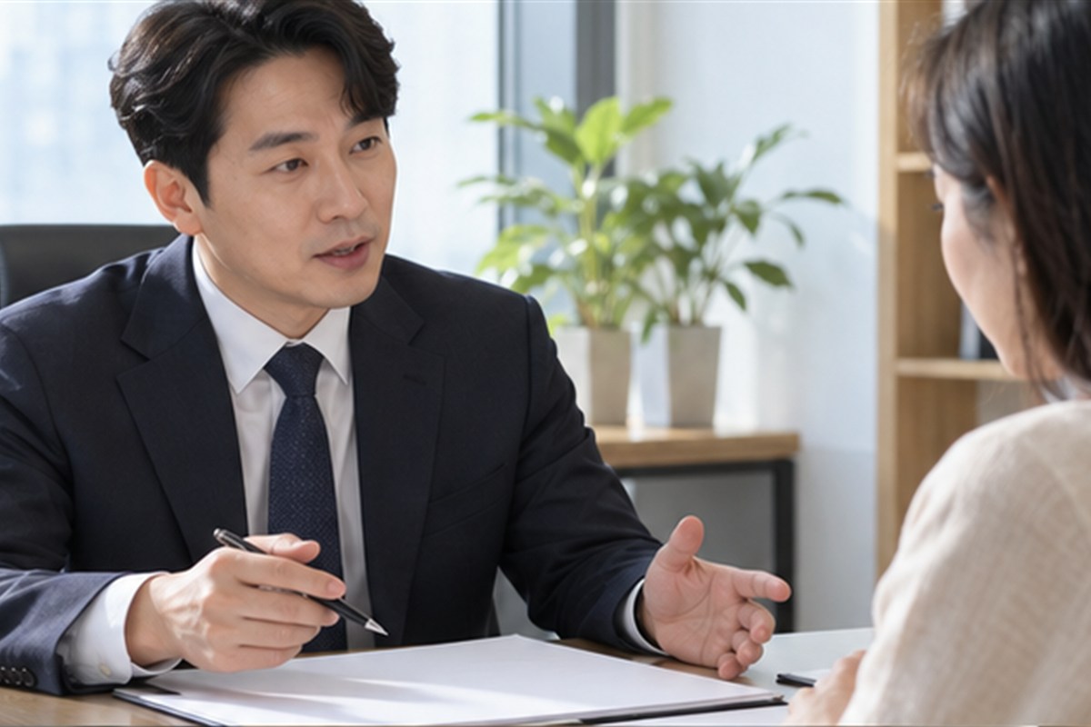 세무사 상담비용 관련 상담과 업무 범위를 확인하는 장면