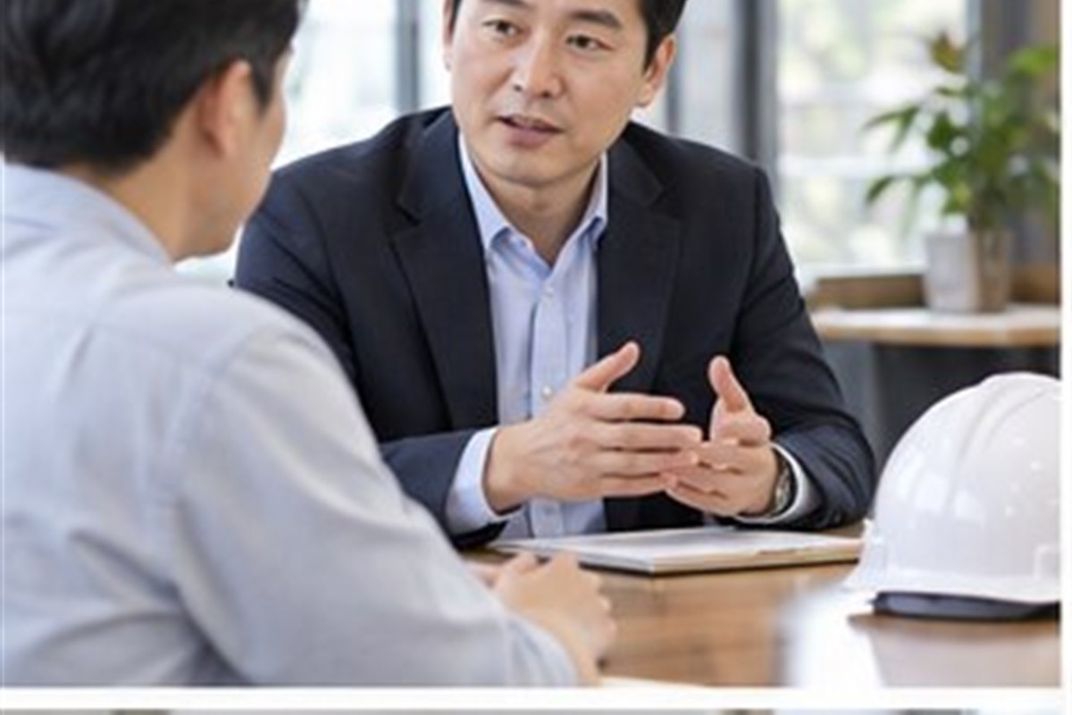 기계설비공사업 등록기준 관련 상담과 선택 기준을 확인하는 장면