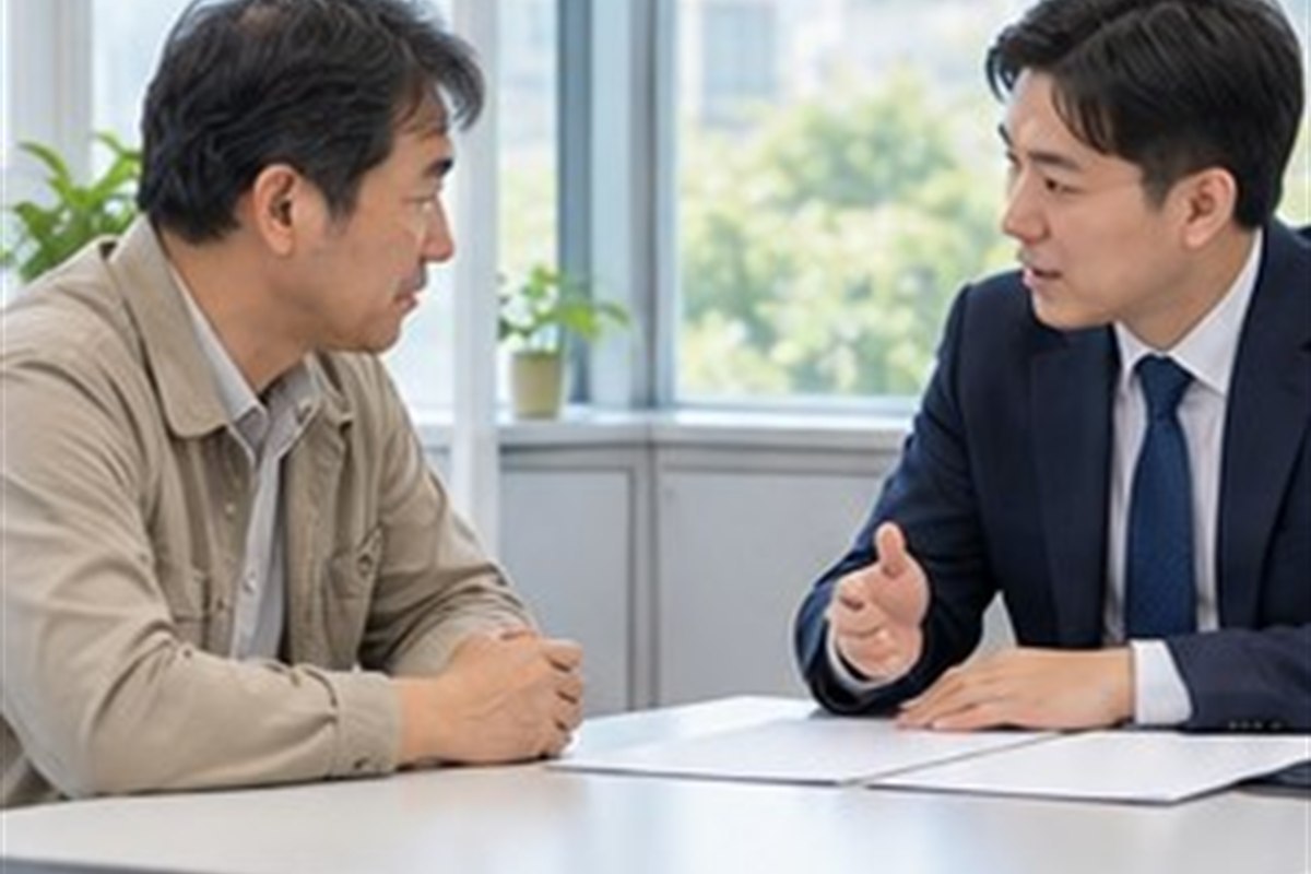 매매등기 비용 관련 상담과 선택 기준을 확인하는 장면
