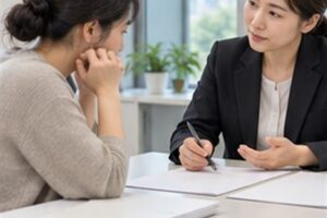 직장내괴롭힘 신고기간 관련 상담과 선택 기준을 확인하는 장면