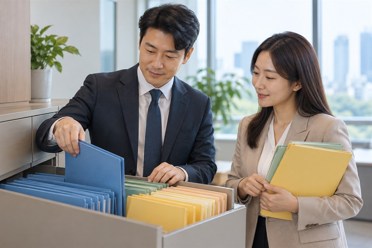 법인세 세무조정료, 결산 상태와 조정 항목별 비용 차이 3 법인세 세무조정료 결정 전 준비 항목을 점검하는 장면