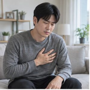 왼쪽 가슴 통증 관련 공식 확인 실사 이미지 1