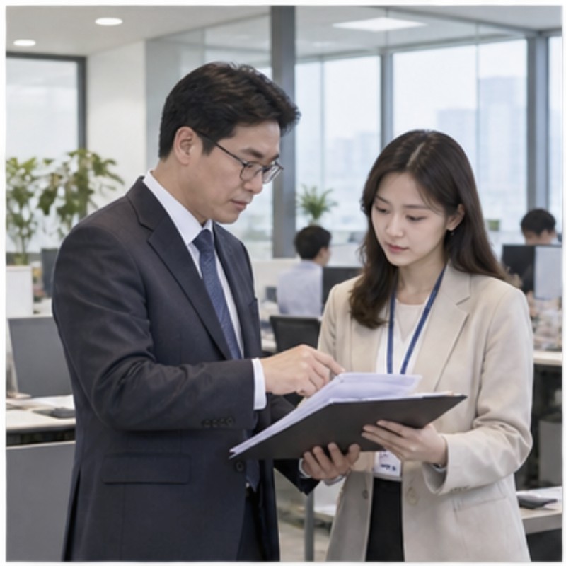 메인비즈 인증 신청 관련 실제 상황 이미지