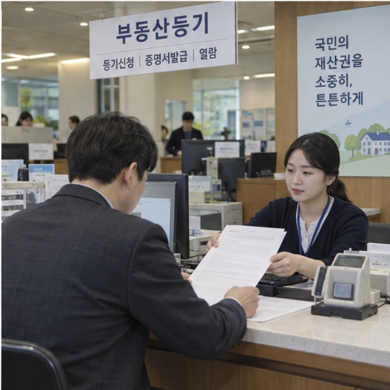 부동산 등기부등본 발급 관련 실제 상황 이미지